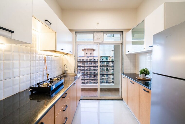 Kitchen, nahar-camellia-apartment 2.5 Bedroom 994 Sq.Ft. Apartment In Chandivali Mumbai 10701865