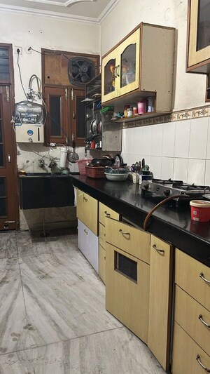 Kitchen in 1 RK Apartment at Sector 12 A – for Rent