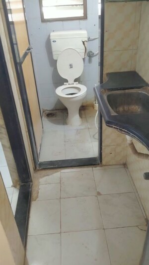 Bathroom in 1 BHK Apartment at Gokul Vihar Apartment, Kandivali East – for Sale