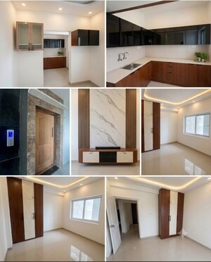 Kitchen in 3 BHK Apartment at Jains Salzburg, Bandlaguda Jagir – for Rent