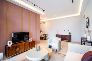 Living Room in 3 BHK Apartment at Fair Field, Santacruz West – for Sale