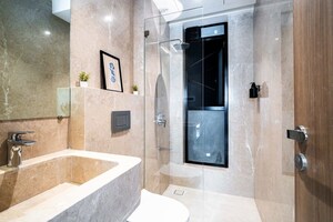 Bathroom in 3 BHK Apartment at Fair Field, Santacruz West – for Sale