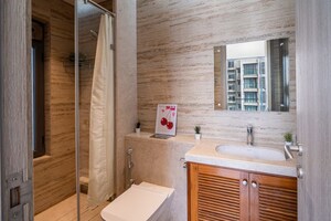 Bathroom in 3 BHK Apartment at Rustomjee Seasons, Bandra East – for Sale