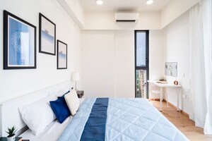 Bedroom in 3 BHK Apartment at Rustomjee Seasons, Bandra East – for Sale