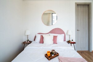 Master Bedroom in 3 BHK Apartment at Rustomjee Seasons, Bandra East – for Sale