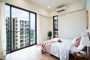 Bedroom in 3 BHK Apartment at Rustomjee Seasons, Bandra East – for Sale