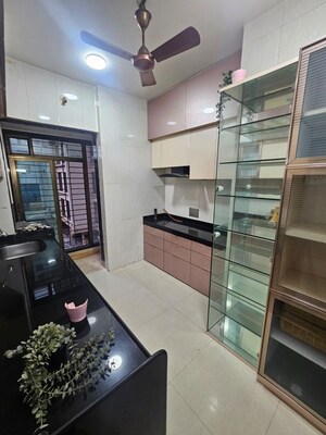 Kitchen in 2 BHK Apartment at Shree Satya Shankar Residency, Manpada – for Rent