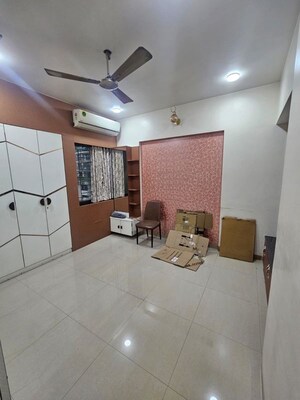Living Room in 2 BHK Apartment at Shree Satya Shankar Residency, Manpada – for Rent