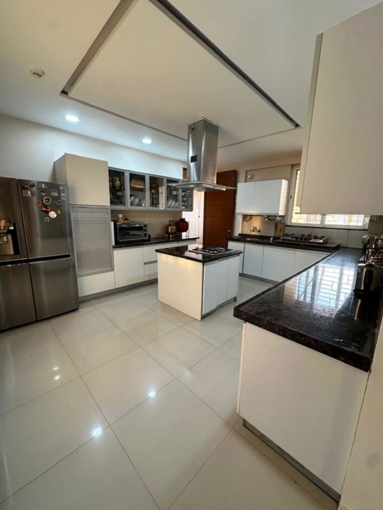 Kitchen, marvel-cascada 5 Bedroom 4500 Sq.Ft. Penthouse In Balewadi Pune 10701954