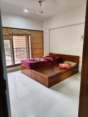 Bedroom in 2 BHK Apartment at Sun Srishti, Tunga Village – for Rent