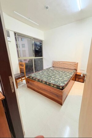 Bedroom in 1 BHK Apartment at Lodha Crown Quality Homes, Majiwada – for Rent