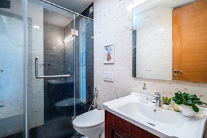 Bathroom in 3 BHK Apartment at Ekta Tripolis, Goregaon West – for Sale