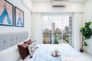 Bedroom in 3 BHK Apartment at Ekta Tripolis, Goregaon West – for Sale