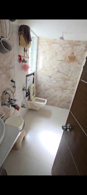 Bathroom in 3 BHK Apartment at Bhairav Srishti, Bhayandar West – for Sale
