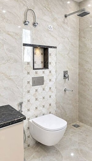 Bathroom in 3 BHK Builder Floor at Ganga Kashi Residences, Sector 89 – for Sale