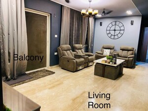 Living Room in 3.5 BHK Apartment at Goel Ganga Acropolis, Baner – for Sale