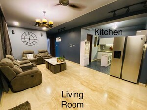 Living Room in 3.5 BHK Apartment at Goel Ganga Acropolis, Baner – for Sale