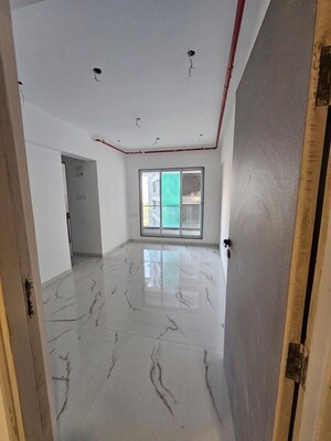 Bathroom in 1 BHK Apartment at Rockline The Meridian Towers, Ghatkopar West – for Rent