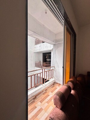 Balcony in 1 BHK Apartment at Gurukrupa PG Vatika, Badlapur East – for Sale