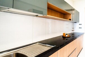 Kitchen in 2.5 BHK Apartment at Ekta Tripolis, Goregaon West – for Sale