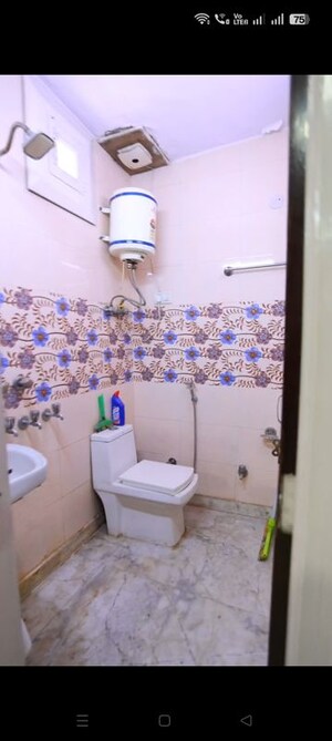 Bathroom in 2 BHK Builder Floor at Kalkaji – for Rent