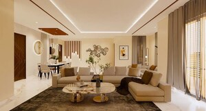 Living Room in 3.5 BHK Builder Floor at Sector 107 – for Sale