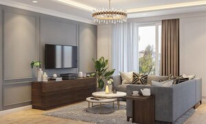 Living Room in 3.5 BHK Builder Floor at Sector 107 – for Sale