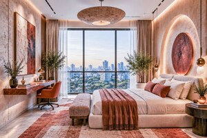 Bedroom in 4 BHK Apartment at Fair Field, Santacruz West – for Sale