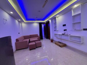 Living Room in 3 BHK Apartment at Freedom Fighters Enclave – for Rent