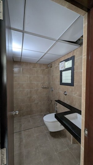 Bathroom in 3 BHK Apartment at Purva Atmosphere, Thanisandra Main Road – for Rent
