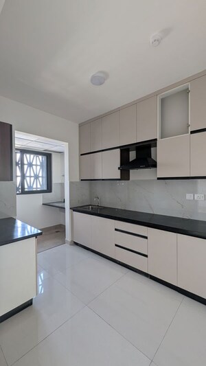 Kitchen in 3 BHK Apartment at Purva Atmosphere, Thanisandra Main Road – for Rent