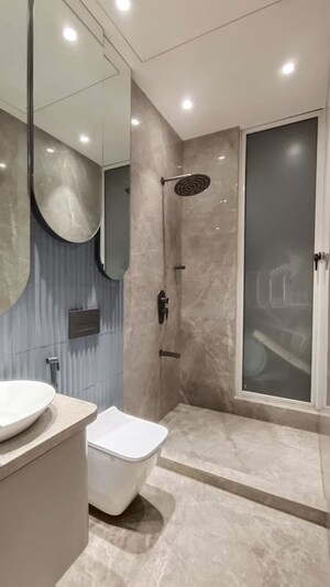 Bathroom in 2 BHK Apartment at Marathon Monte South, Byculla West – for Sale
