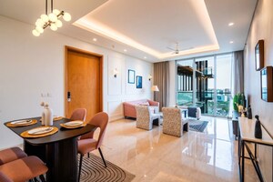 Living Room in 3 BHK Apartment at Forum Serendipity, Bandra Kurla Complex – for Sale