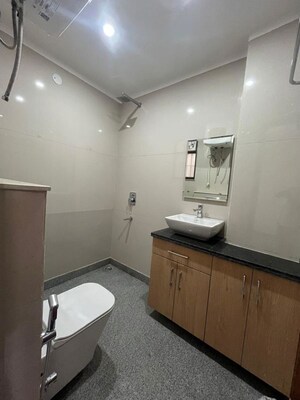 Bathroom in 3 BHK Apartment at Freedom Fighters Enclave – for Rent