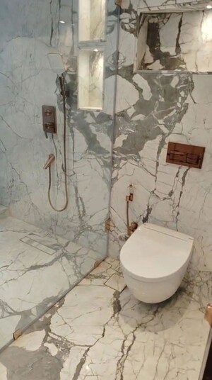 Bathroom in 4 BHK Builder Floor at Sector 21 – for Rent