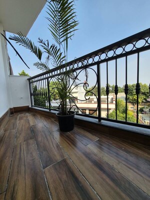 Balcony in 3 BHK Apartment at Saket – for Rent