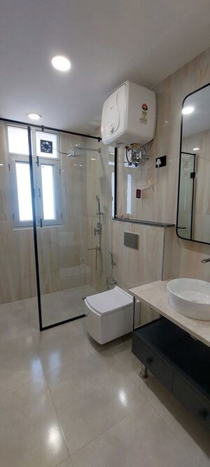 Bathroom in 4 BHK Builder Floor at Sector 23 – for Rent