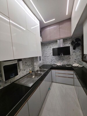 Kitchen in 3 BHK Builder Floor at Chittaranjan Park – for Rent