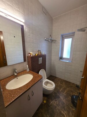 Bathroom in 3 BHK Builder Floor at Chittaranjan Park – for Rent