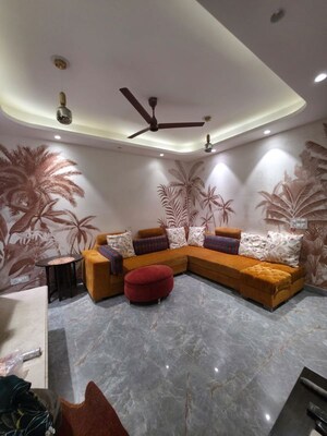 Living Room in 3 BHK Builder Floor at Chittaranjan Park – for Rent