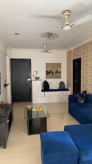 Living Room in 1.5 BHK Apartment at Bandra West – for Rent