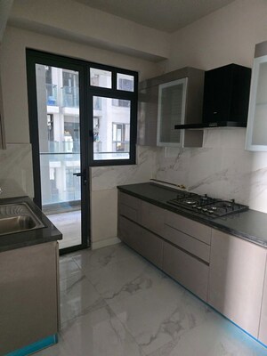 Kitchen in 1 BHK Builder Floor at Sector 21 – for Rent