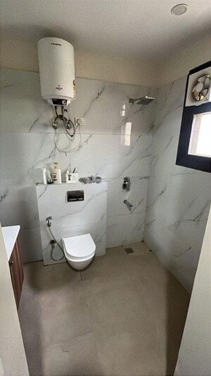 Bathroom in 3 BHK Apartment at Gurugram CGHS, Sector 56 – for Rent