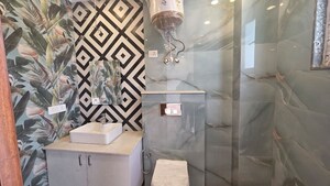 Bathroom in 3 BHK Apartment at Freedom Fighters Enclave – for Rent