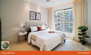 Bedroom in 3 BHK Apartment at Omkar Alta Monte, Malad East – for Rent