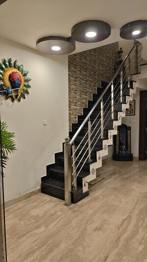 Staircase in 4 BHK Independent House at Kavi Nagar – for Sale
