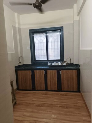 Kitchen in 1 RK Apartment at Samisra CHS, Mulund West – for Rent
