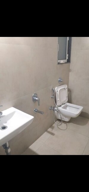 Bathroom in 2 BHK Apartment at Puranik Rumah Bali, Ghodbunder Road – for Rent