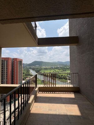 Balcony in 2 BHK Apartment at Shapoorji Pallonji Joyville Hinjawadi Phase 6, Hinjewadi – for Rent
