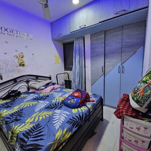 Bedroom in 2 BHK Apartment at Lodha Crown Quality Homes, Majiwada – for Rent